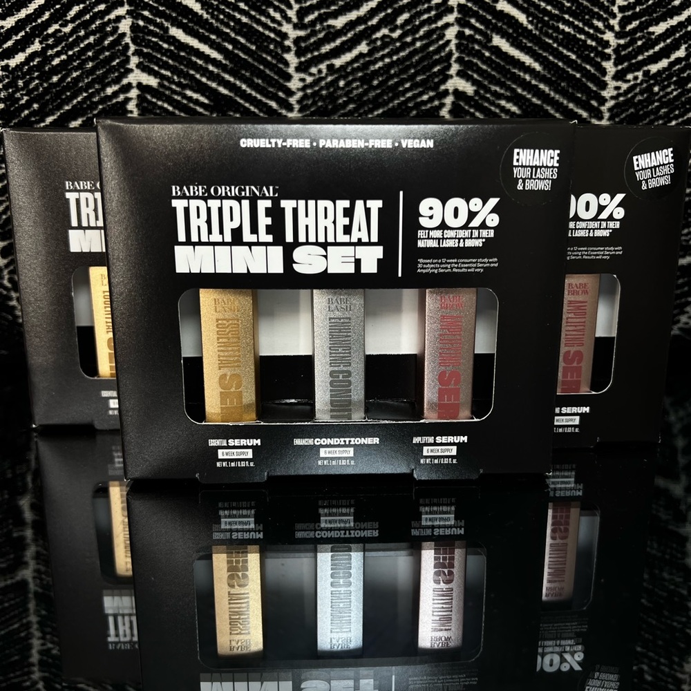 Babe Lash Triple Threat Lash and Brow Serums